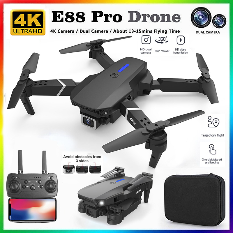طائرة بدون طيار E88 احترافية ج - مراجعة Drone Surveying وسعره