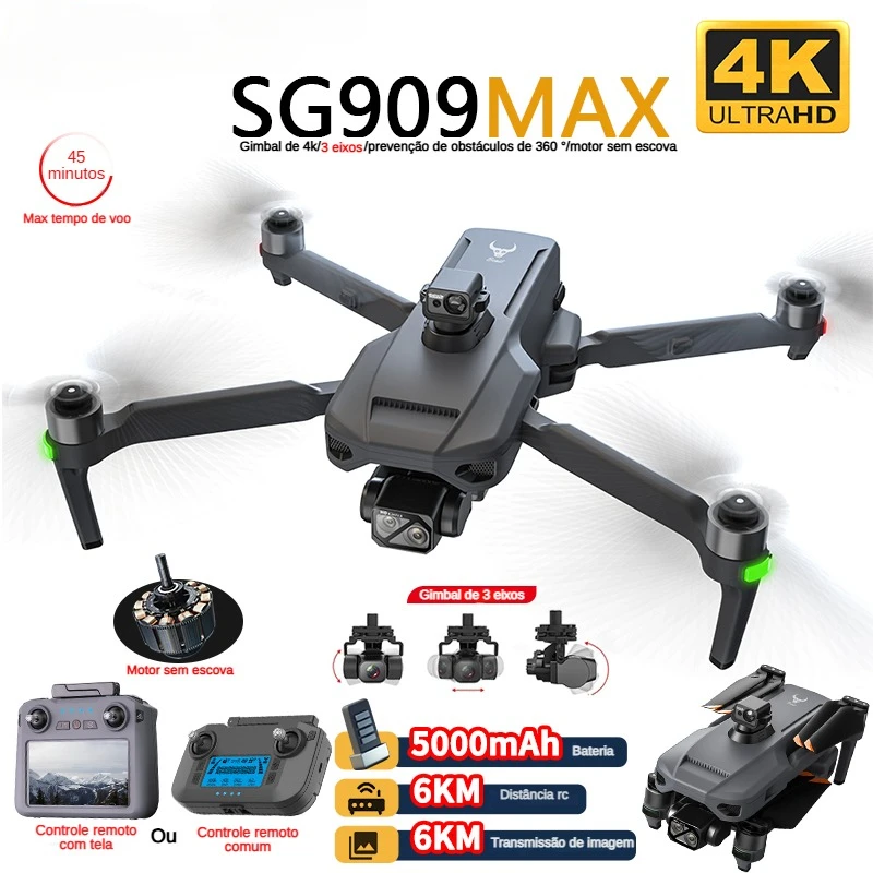 ZLL SG909 SG909MAX طائرة بدون  - مراجعة Drone Surveying وسعره